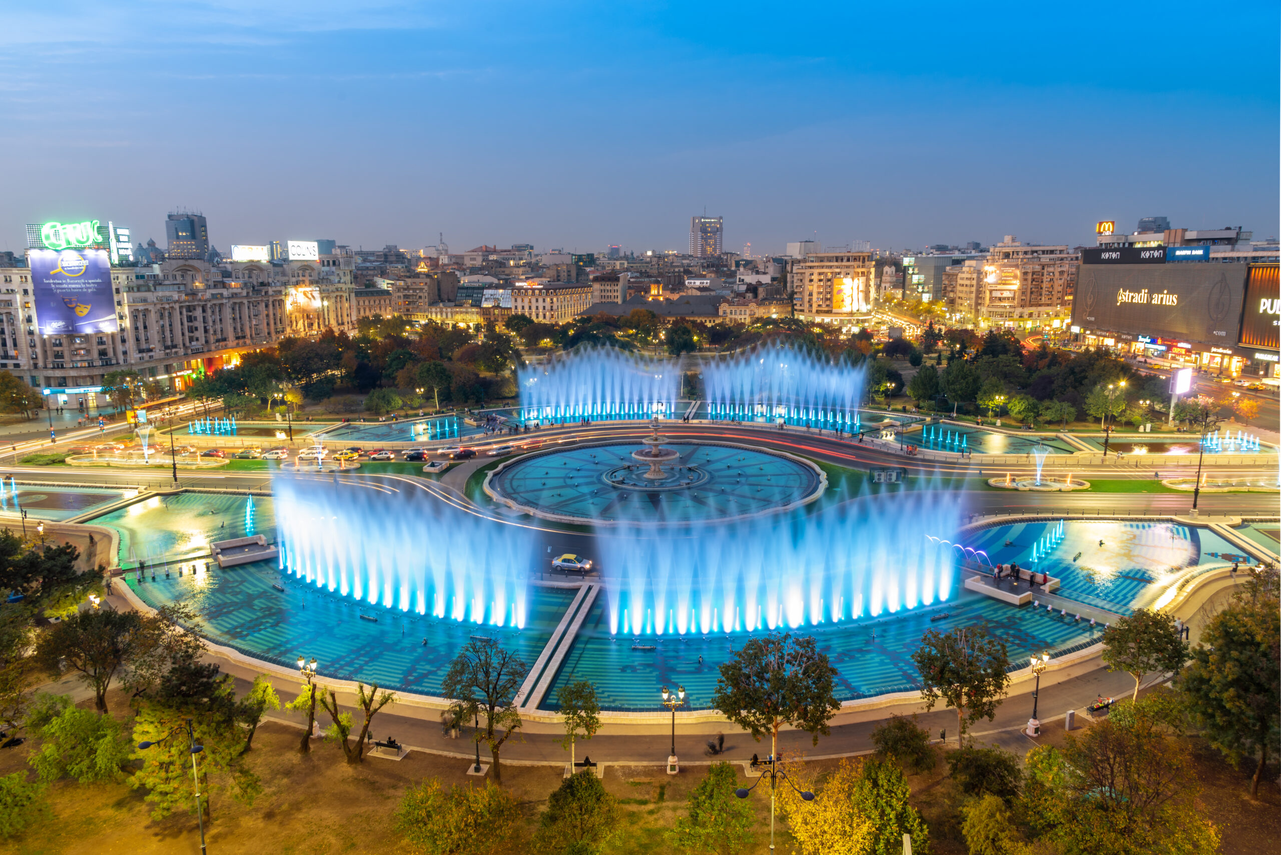 Bucharest,,Romania,-,October,12,,2018:,Aerial,View,Of,The